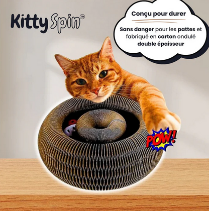 KittySpin™ | Griffoir interactif pour chats
