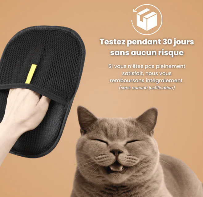 Gant Anti-Poils Réutilisable et Écologique