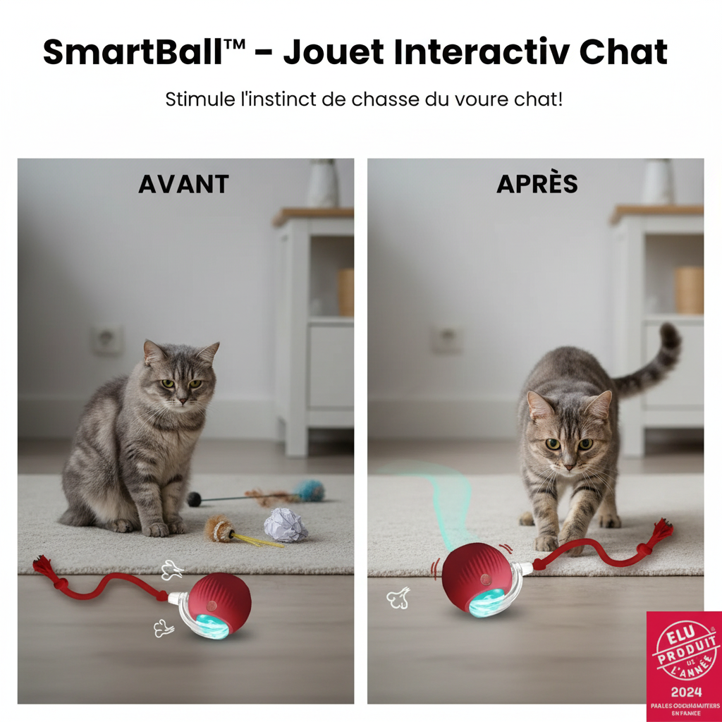 SmartBall™ - Jouet Interactif Chat